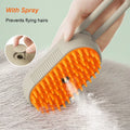 3-In-1 Dog Hair Brush Cat Hair Brush Electric Pet Cleaning Brush Steam Spray Brush Massage Hair Removal Comb anti Flying Brush