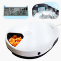 Automatic Cat Feeder Wet Food with Cooling, Semiconductor Refrigeration, with Timer, 5 Food Compartments for 330G Pet Food