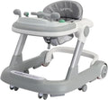 2 in 1 Baby Walker, Toddler Baby Push Walker with Removable Feeding Tray and Music Tray(Without Battery), Foldable Walker