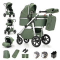 Baby Stroller 3 in 1 Portable Travel Baby Carriage Luxurious Fold Pram High Landscape Aluminum Frame Newborn Infant Stroller